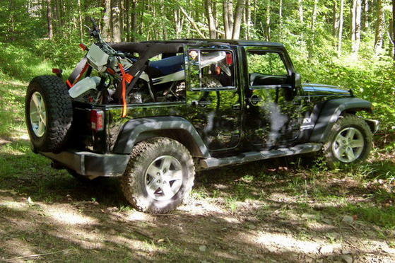 Got my dirtbike to fit in the Jeep!  - The top destination  for Jeep JK and JL Wrangler news, rumors, and discussion