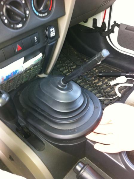 Shifter boot swap 2 leather  - The top destination for Jeep JK  and JL Wrangler news, rumors, and discussion