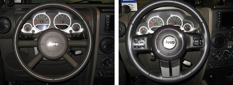 Completed Steering Wheel Conversion - 2011 Jeep Steering Wheel Installed In  2008 JK - Page 2  - The top destination for Jeep JK and JL  Wrangler news, rumors, and discussion