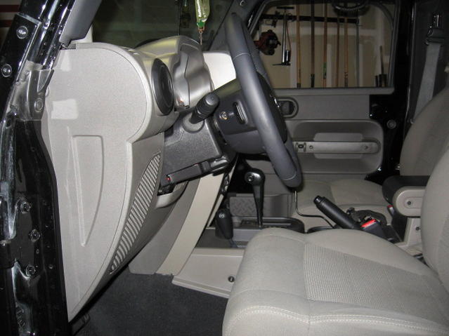Completed Steering Wheel Conversion - 2011 Jeep Steering Wheel Installed In 2008  JK  - The top destination for Jeep JK and JL Wrangler news,  rumors, and discussion