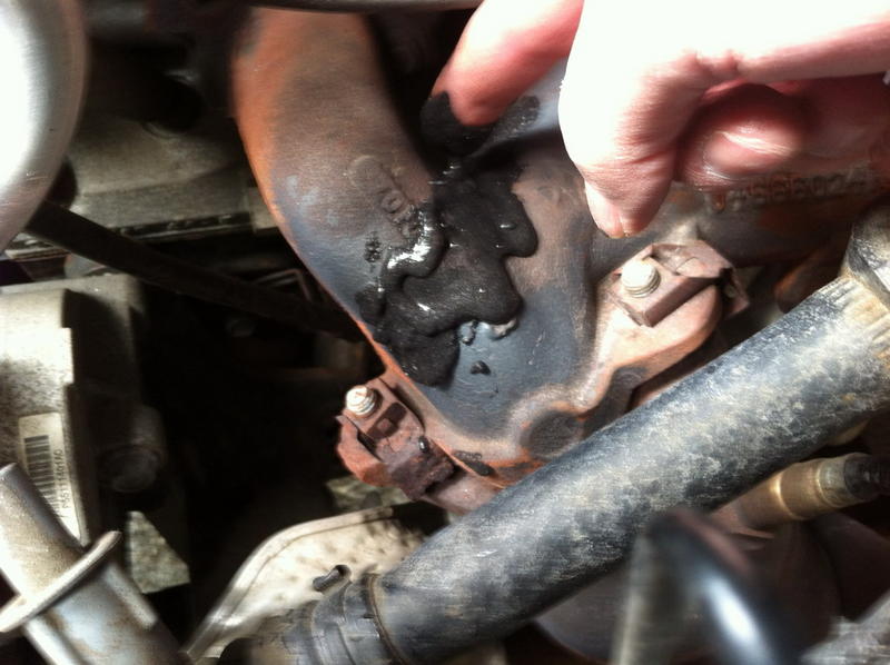 Fix exhaust manifold crack with ThermoSteel  - The top  destination for Jeep JK and JL Wrangler news, rumors, and discussion