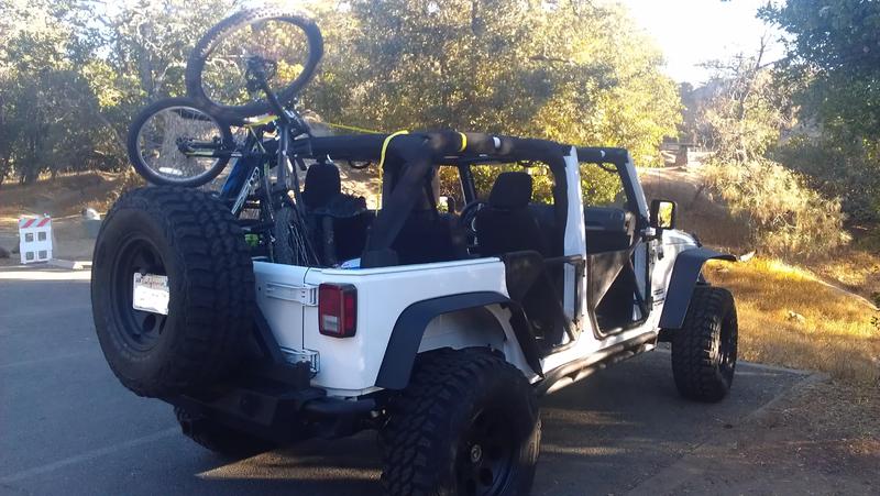 Bike inside JKU - Page 2  - The top destination for Jeep JK  and JL Wrangler news, rumors, and discussion