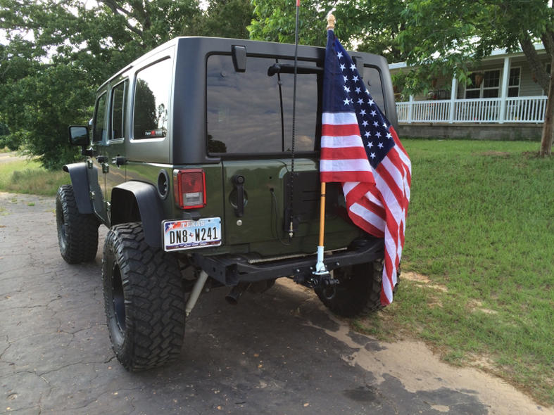 How'd you mount your flag?  - The top destination for Jeep JK  and JL Wrangler news, rumors, and discussion