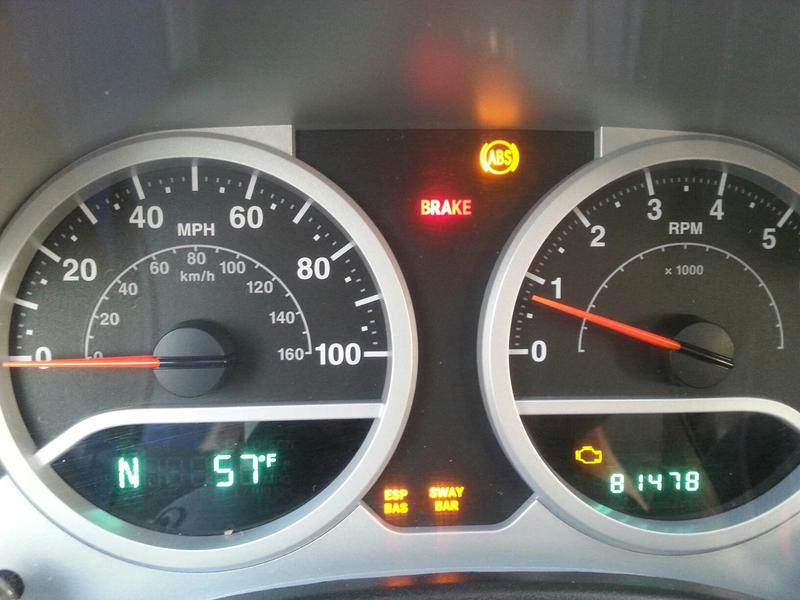 Esp and Bas lights are on after airbag clockspring recall work.   - The top destination for Jeep JK and JL Wrangler news, rumors, and  discussion