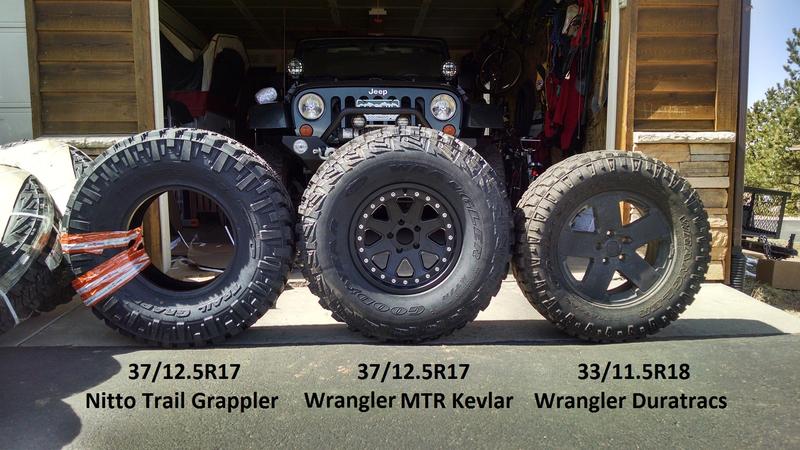 Introducir 41+ imagen goodyear wrangler mt r kevlar vs nitto trail grappler
