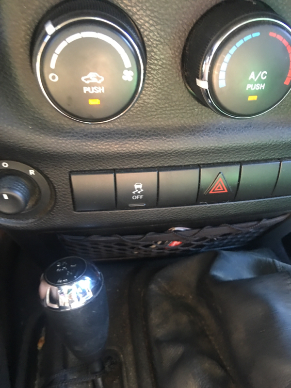 Traction control button  - The top destination for Jeep JK  and JL Wrangler news, rumors, and discussion