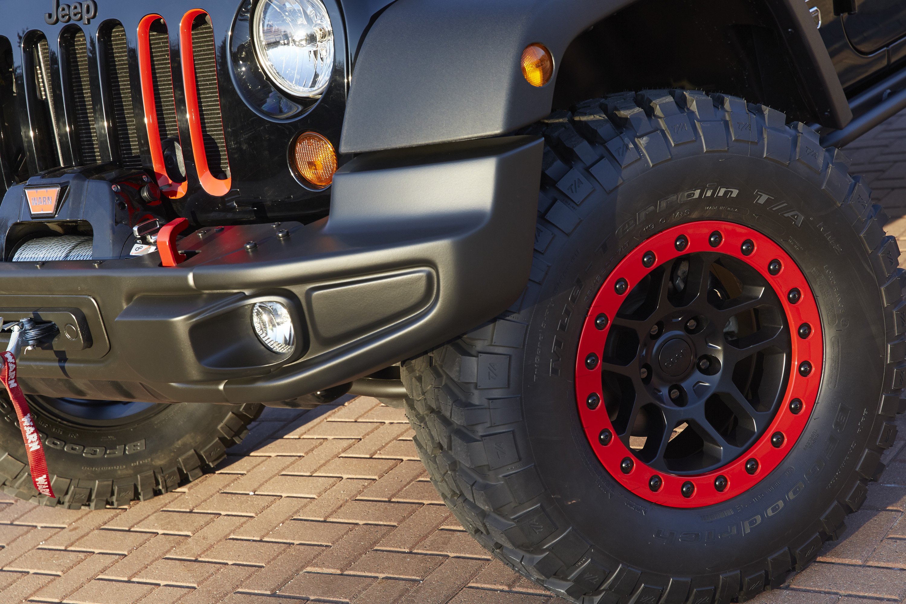 Jeep Wrangler Level Red is one of the six concept vehicles devel