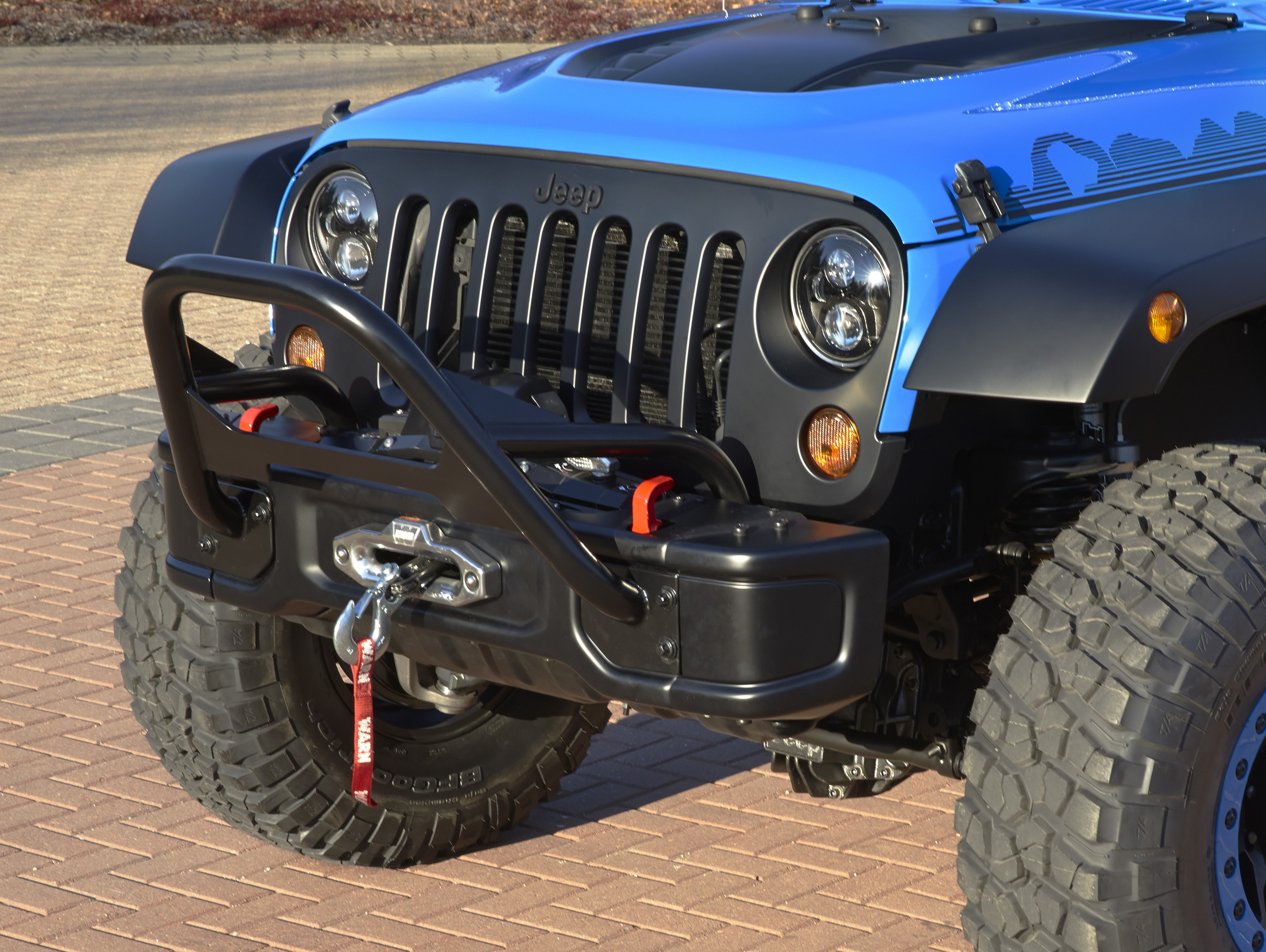 Jeep Wrangler Maximum Performance is one of six concept vehicles