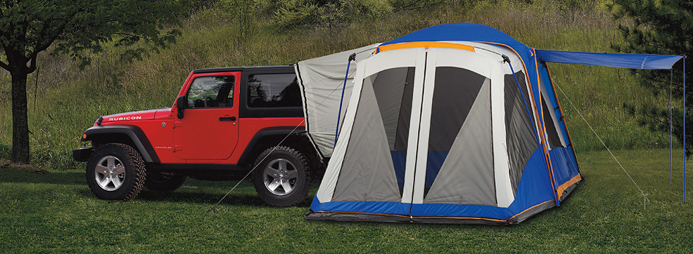 Jeep Tent: New tent features 10-feet -by -10-feet of floor space