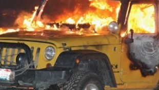 Woman Catches on Fire Trying to Burn Ex’s Jeep