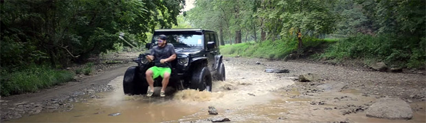 ALS Ice Bucket Challenge … with a Jeep