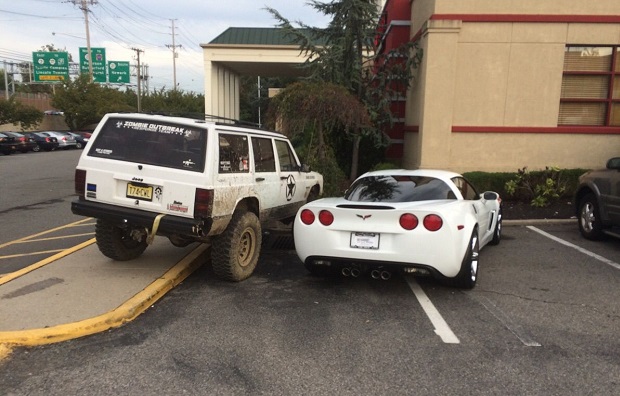 Jeep vs Corvette text