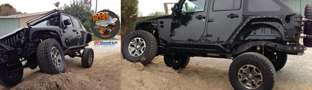 BFGoodrich All-Terrain TA KO2 Tires Mounted on JK Jeep Wrangler Featured