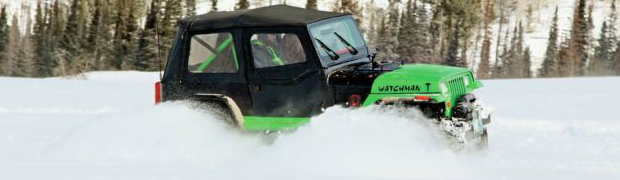 Jeep Lovers Tackle Snow Dunes