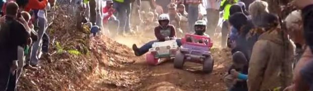 Extreme Barbie Jeep Racing Is an Adventure All Its Own
