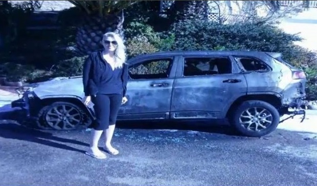 Jeep after fire