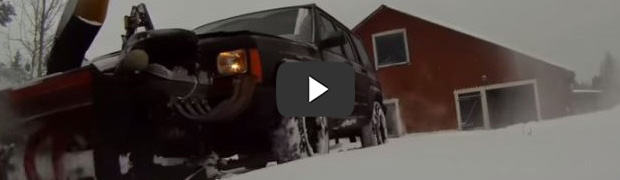 Watch this Jeep Transform into a “Mad Max” Snow Hunter