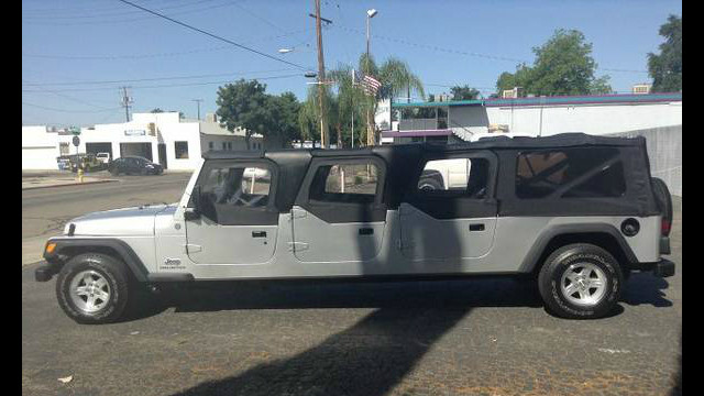 WTH?! It’s a Ridiculous Six-Door Jeep Wrangler Stretch Limo