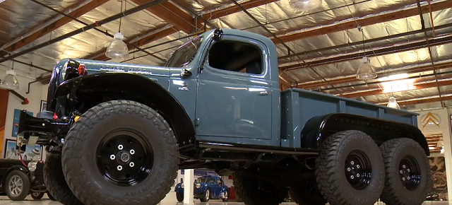 This Dodge Power Wagon Has the Paint of a Jeep…and 6 Wheels