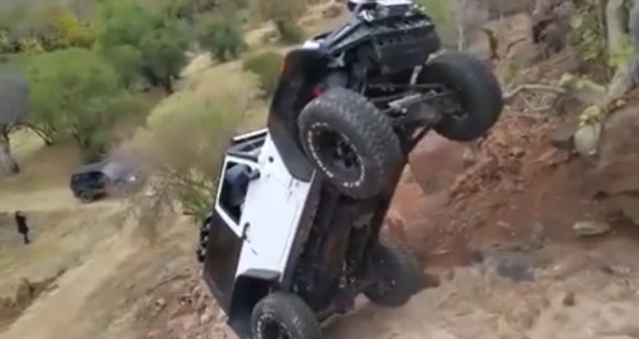 Epic Jeep Save Caught on Camera