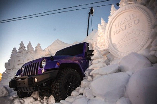 Someone Carved a Jeep Snow Sculpture for the X Games. Pretty Cool, Huh?