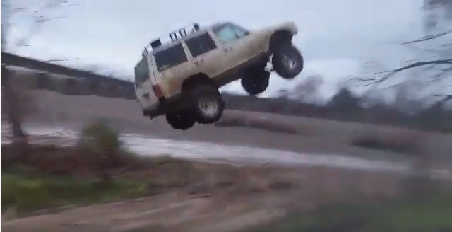 Some (Re)Assembly Required: A Jeep Cherokee Gets Some Air