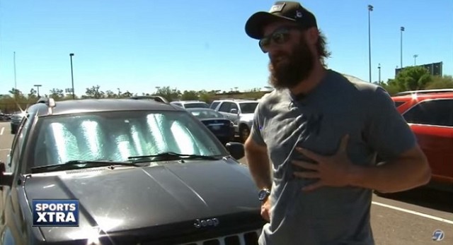 MLB Player Still Drives Same Jeep He Drove in High School