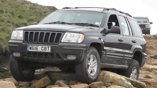 Off-Roading in the Jeep Grand Cherokee Across the Pond and Over Rocks