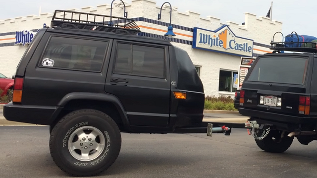 This XJ Jeep Cherokee Has the World’s Coolest Trailer