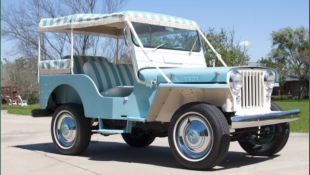 Exotic Resort-Styled 1960 Willys Jeep Surrey Going to Market