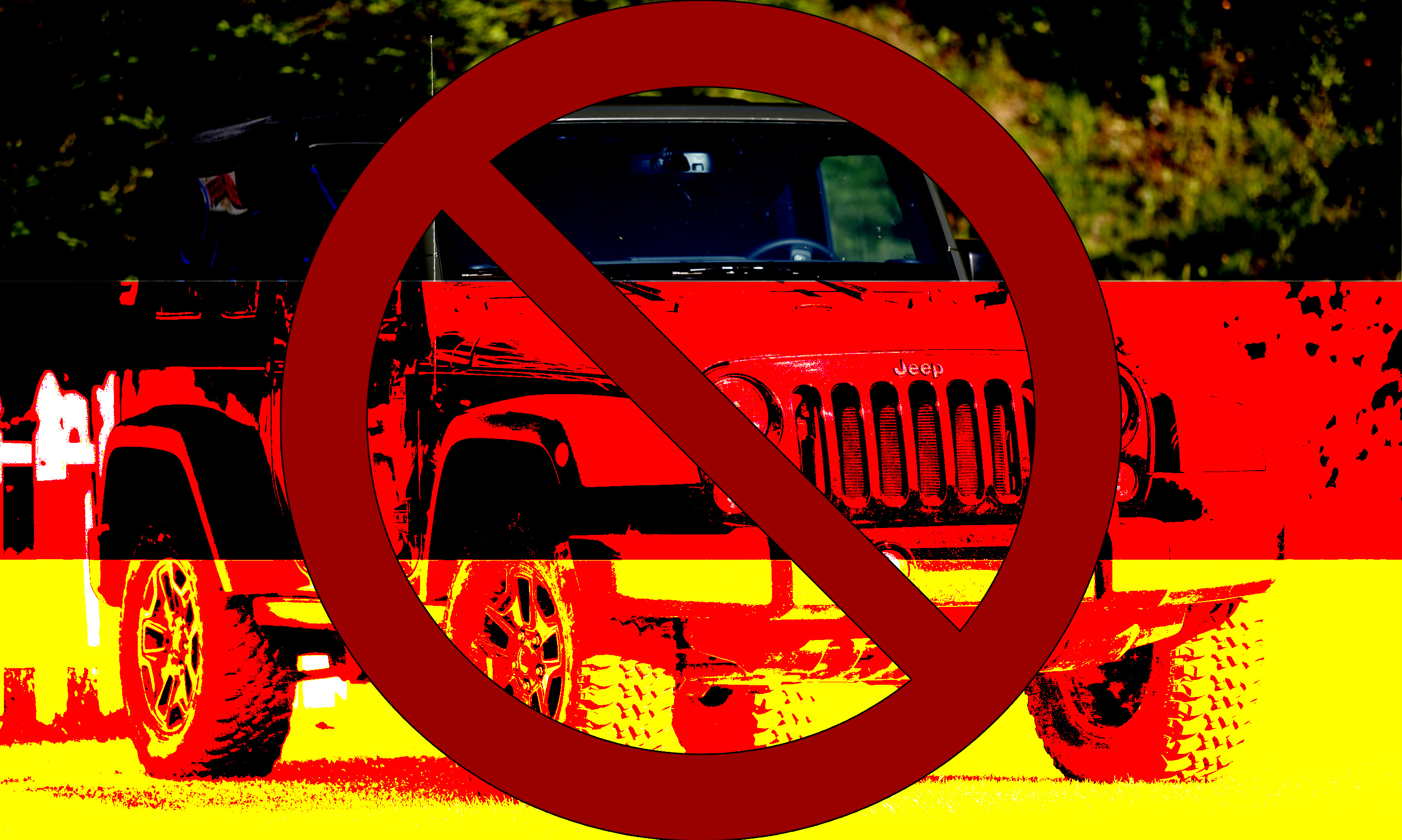Jeep Banned in Germany Artwork