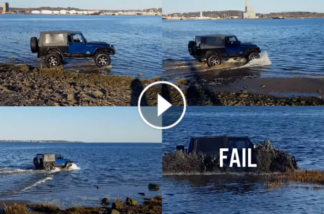 Wrangler Driver Proves Even Jeeps Can’t Fix Stupid
