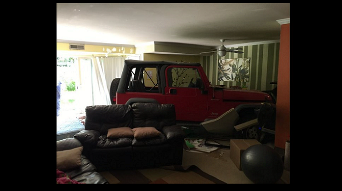 Jeep in Living Room