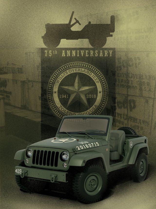 Jeep Honors Its 1941 Origins with Wrangler 75th Salute Concept Vehicle