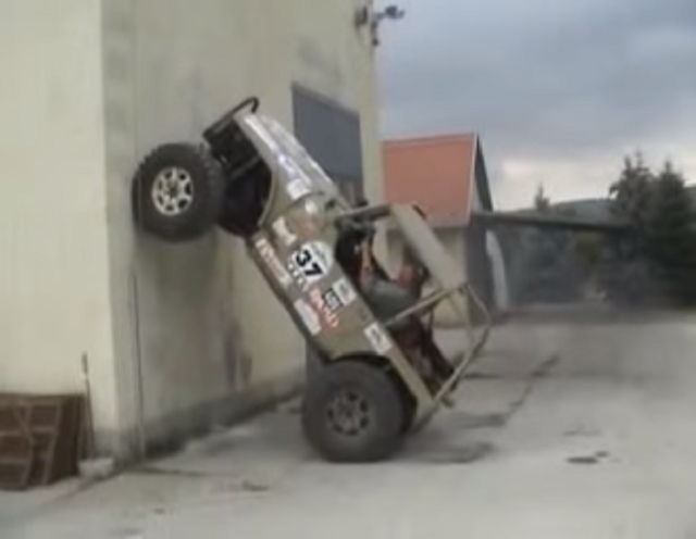 Watch This Jeep Climb a Wall…and Walk Backward