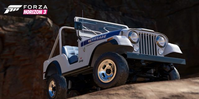 Jeep CJ 5 Renegade Nabs Starring Role in ‘Forza Horizon 3’