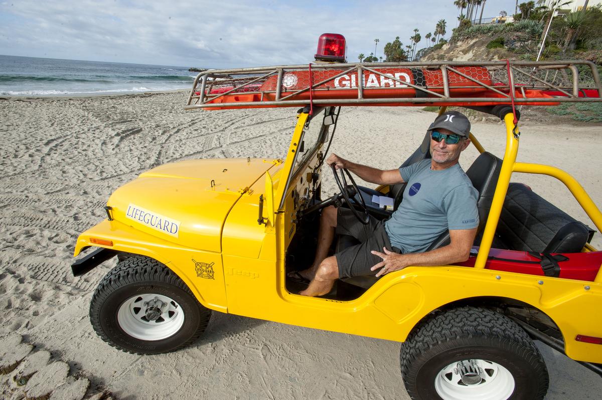 CJ5 Finds New Life as Lifeguard-Themed Jeep