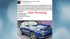 Free Grand Cherokee SRT Facebook Scam Busted!