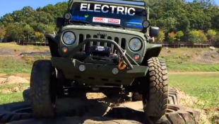 All-Electric Wrangler Handles Off-Road Course With Ease