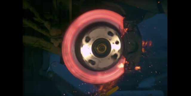 Watch Brake Disc Disintegrate Under Extreme Heat