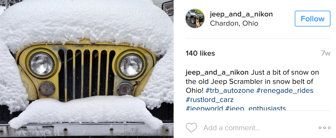 Jeep Instagram