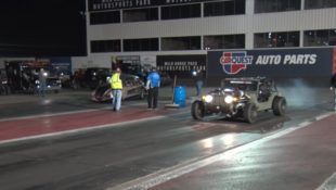 Willys Jeep Deathtrap Drag Race