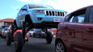Jeep Transforms Into High-Riding Traffic-Beater