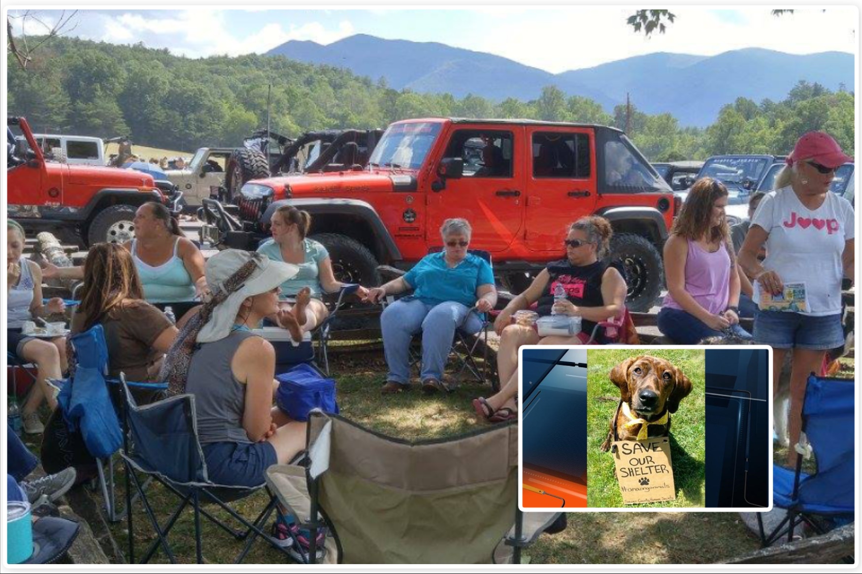 Jeep Girls of the Smokies Holding Animal Shelter Fundraiser