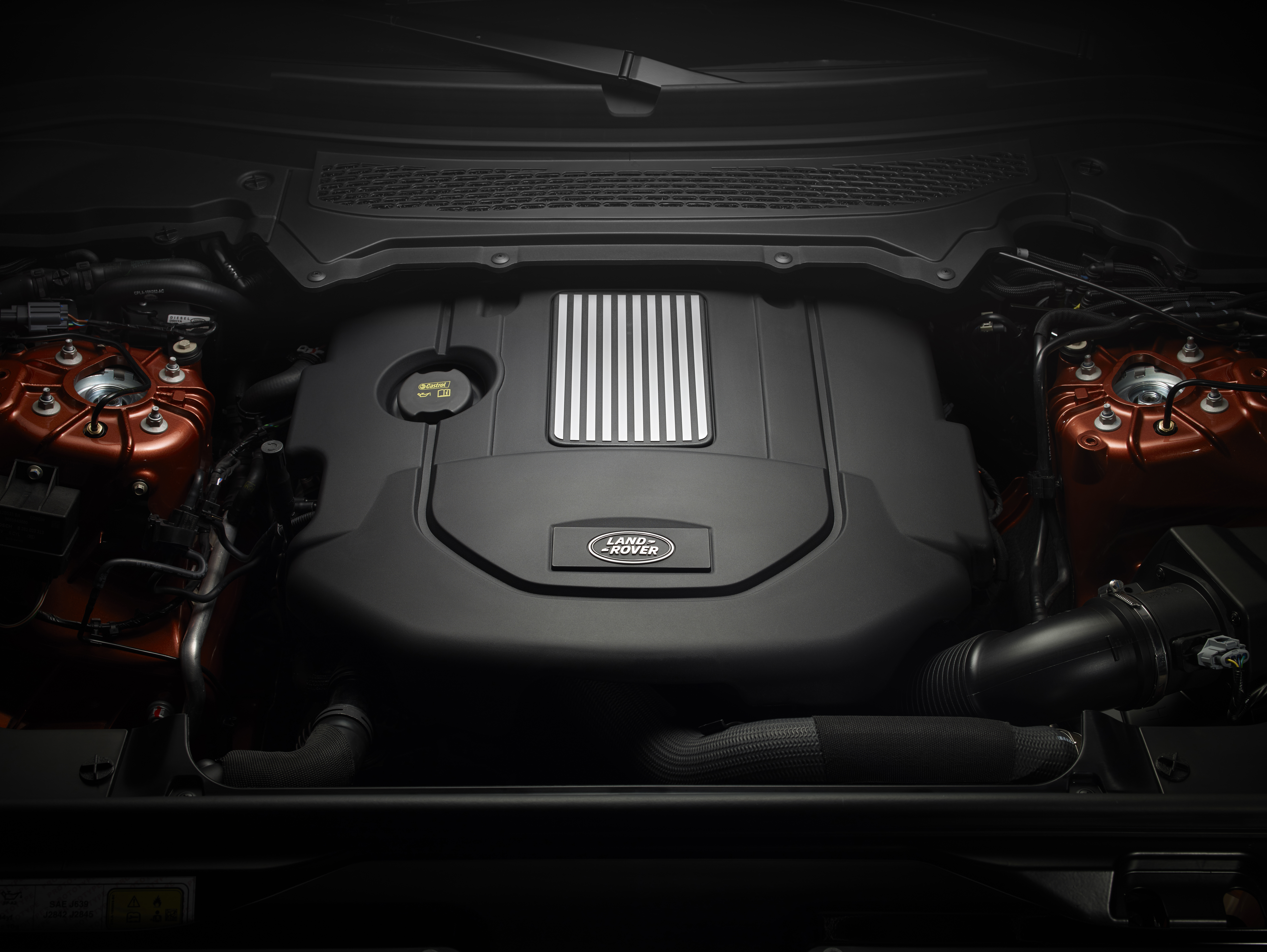 Land Rover Engine Bay