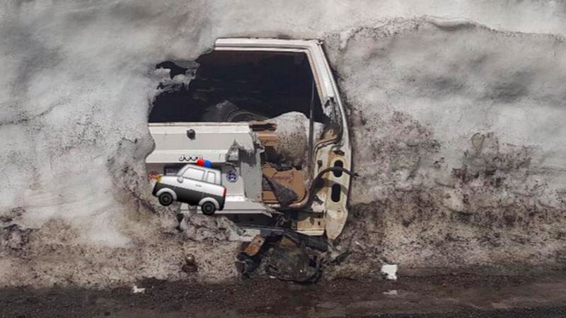 Snow Stranded XJ Jeep