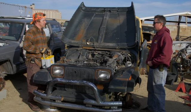 Jamming a Jeep Together in the Junkyard