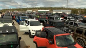 Hundreds Turn Out for Jeep Mackinac Island Gathering