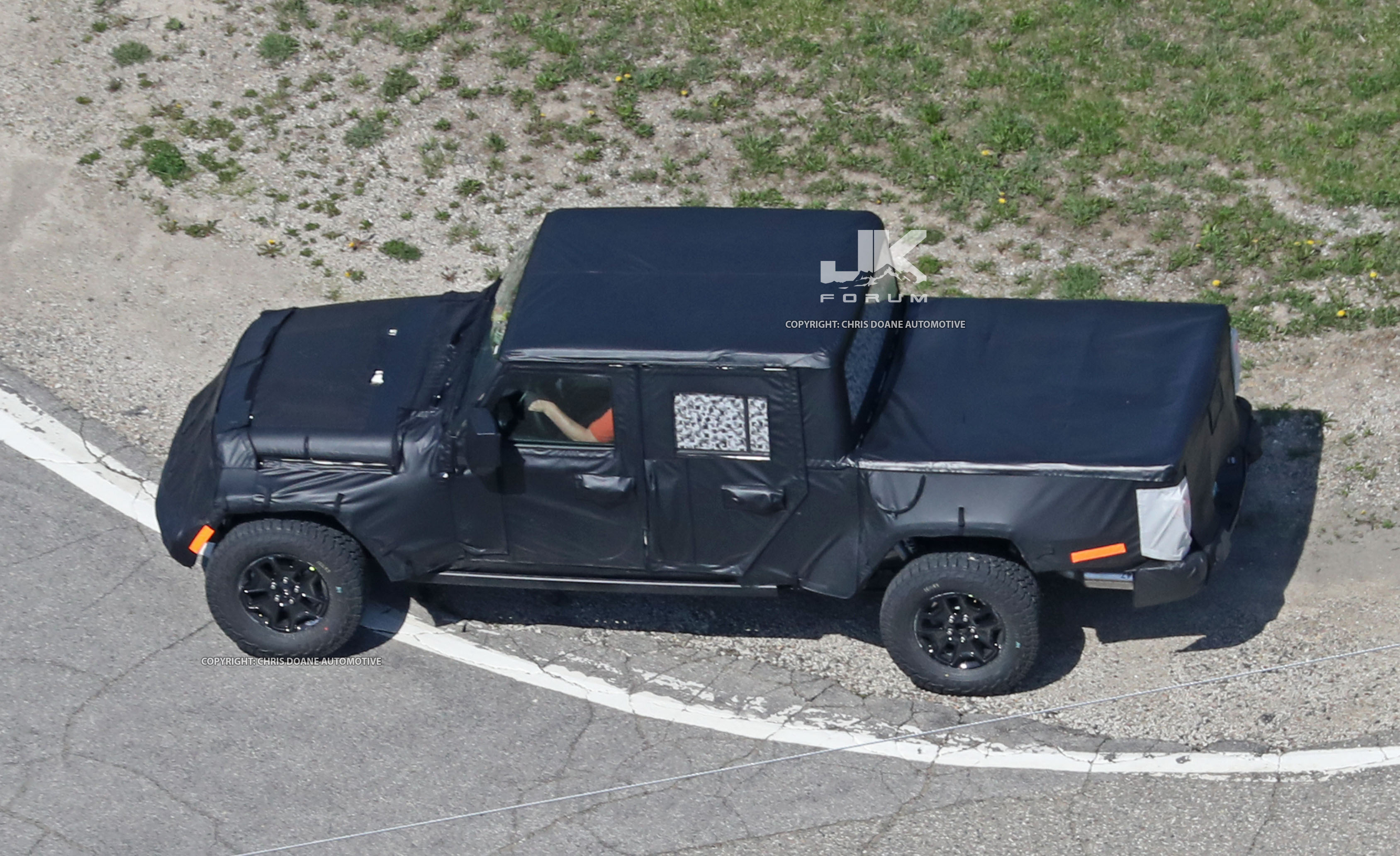 New Wrangler Pickup Spied: Closer to Production Than Ever Before!