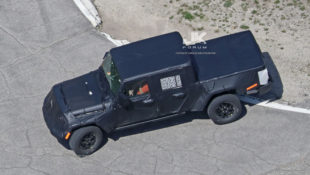 Jeep Wrangler Truck Spy Shot DS